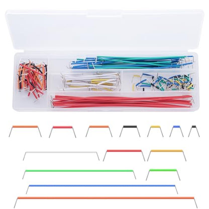 Breadboard Jumper Wire Kit:2×830&400 Breadboards,130 Flexible+280 Jumpers,1 Tweezer for Arduino Raspberry Pi - style: 2PACK