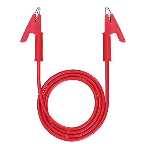 Sumnacon 2 Pcs Dual Ended Crocodile Alligator Clips with Wires,3.3 ft/1m - size: 1 m