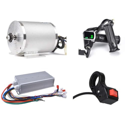 Electric Scooter Motor Kit 48V 2000W DC Brushless Controller 45A,Throttle - size: 48V 2000W, style: High Current Controller Kit