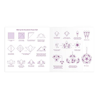 Galison Liberty Classic Floral – Origami Flower Kit Featuring Classic Japanese Design Inspired Mitsi Prints with 75 Sheets and Instructions for Kusudama Flower Ball