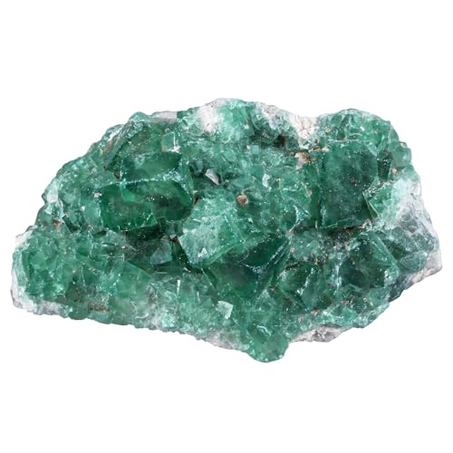 Sportmusies Natural Green Fluorite Crystal Cluster, 0.98-2.95 inches - size: 0.98 - 2.95 Inch