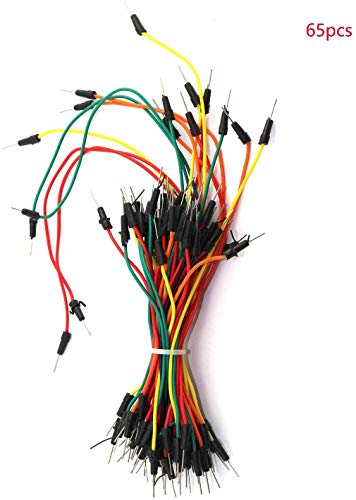 ACEIRMC for Arduino Starter Kits 830 MB-102 Tie Points Solderless Breadboard + 3.3V 5V Power Supply Module + 65pcs Jumper Cables
