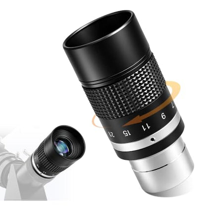 Astromania Zoom Eyepiece, FMC Zoom 7 to 21mm Telescope Eyepiece 1.25 Inch - size: 7-21mm