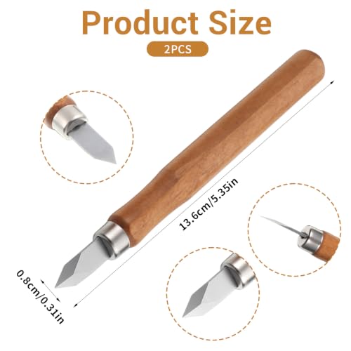 2 Pack Woodworking Marking Knife, Wood Marking Knife Dual