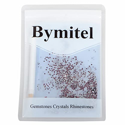 2880PCS Art Nail Rhinestones Non Hotfix Glue Fix Round Crystals Glass Flatback for DIY Jewelry Making with one Picking Pen (ss3 2880pcs, Amethyst) - color: Amethyst, size: ss3 2880pcs