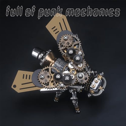 Adult 3D Metal Puzzle, Punk Insect Model Set, 3D Metal Puzzle Mechanical Insect Building Blocks, Fun DIY Assembly, high-end Men's Gifts. - color: Mechanical Firefly