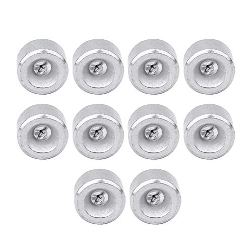 Double Hooked Weight Set, 10 PCS 50g Metal Hanging Hook Weights with Hooks and Ring Lever, Principle Physical Experimental Teaching Tool with a Plastic Box for General Science Physics Laboratory Work