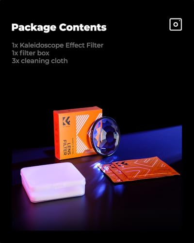 K&F CONCEPT 67mm Kaleidoscope Effects Filter Prism - size: 67mm