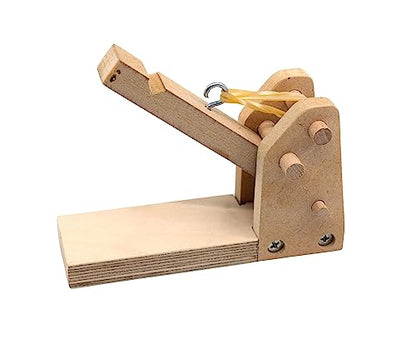 Miniature Catapult Kit - Build Yourself - STEM Learning - Comes Explore Force, Acceleration, Center of Mass, Hooke's Law & More - Garage Physics by Eisco