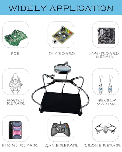 Kaisiking Helping Hands Soldering Station with Magnifying Glass