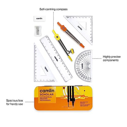 Camlin Scholar Mathematical Drawing Instruments