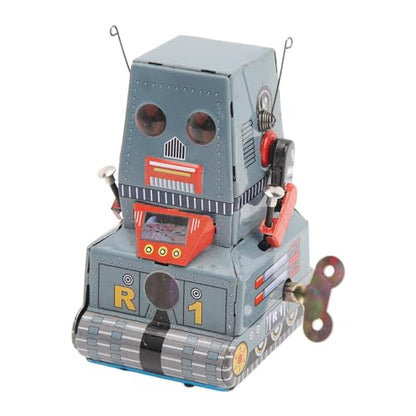 Toy Robot Toy Retro Tinplate Clockwork Mechanical Robot Robot Collectable Touet for Children Adults Christmas Birthday Photography Prop Home Decoration