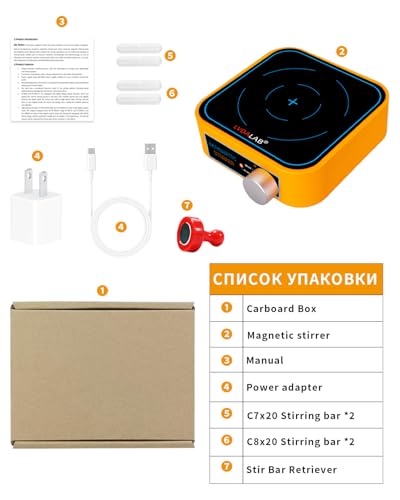 3000RPM Magnetic Stir Plate, Mini Scientific Stirrer, 3000ml - Yellow - color: Yellow