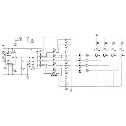 Gikfun DIY SMD SMT Welding Practice Soldering Skill Training Board NE555 CD4017 Water Flowing Led DIY Kit EK1885 (Pack of 2) - size: 80mm x 60mm (Pack of 2)
