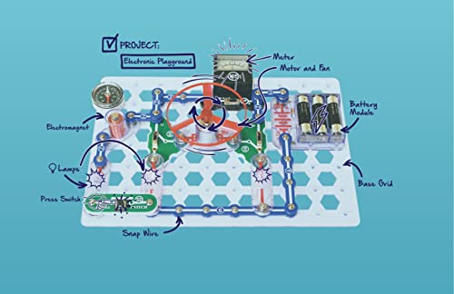 Snap Circuits Snaptricity, Electronics Exploration Kit (Stem Building), for Kids 8+