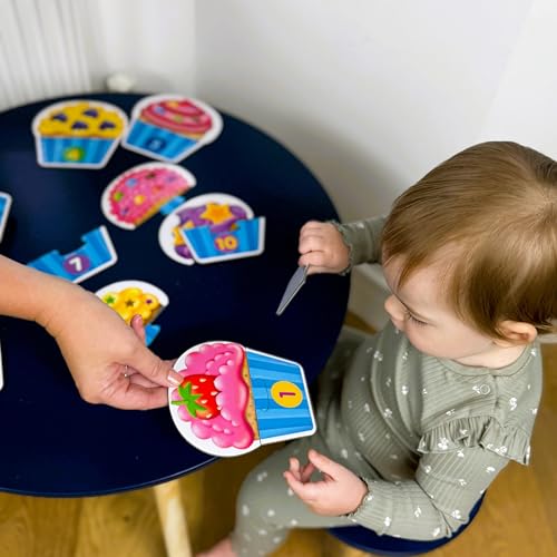 The Learning Journey: My First Match It - Counting Cupcakes- 15 Piece Self-Correcting Matching Puzzles - First Learning Toys for Toddlers 2-5 - Award Winning Toys - size: 15 pieces, style: Modern