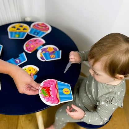 The Learning Journey: My First Match It - Counting Cupcakes- 15 Piece Self-Correcting Matching Puzzles - First Learning Toys for Toddlers 2-5 - Award Winning Toys - size: 15 pieces, style: Modern