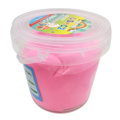 Air Dry Modeling Clay 10.5 oz Ultra Light Magic Clay DIY Moulding Dough Primary Colors for Kids Art Craft Kit (Dark Pink) - color: Dark Pink