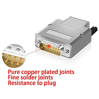 DB15 Solderfree Serial to 15 pin Terminal Thinner Male Adapter - style: Male Metal