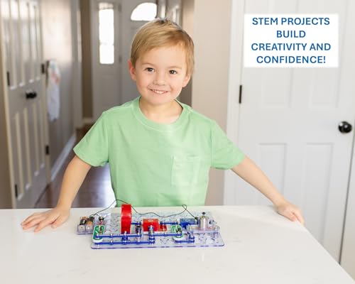 SNAP CIRCUITS Jr. SC-100 STEM Electronics Kit, 100+ Projects, Ages 8+ - size: 100 Projects