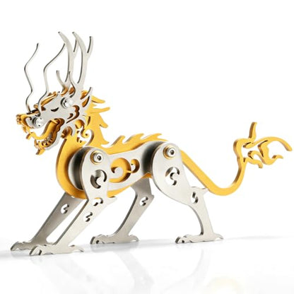 3D Metal Model Kits Mechanical Jealous Eyes Gold Stainless Steel - color: B1-jealous Eyes