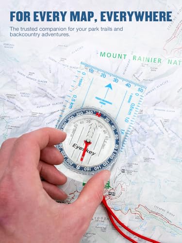 Eyeskey Advanced Orienteering Compass for Hiking & Navigation - color: EK40-4
