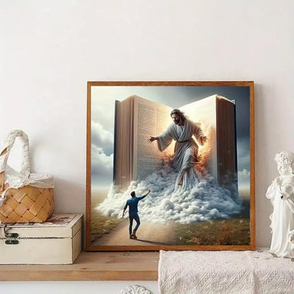 BYGFHLYW Diamond Art Painting Kits for Adults, Jesus 5D Diamond Painting - color: JK533-1