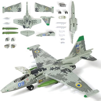 SEBUNAS 1:72 Scale SU-25 Frogfoot Quick Plastic Assembly Model Kit - color: 05.SU-25