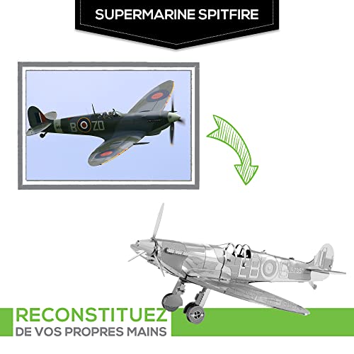 Metal Earth Supermarine Spitfire 3D Metal Model Kit Fascinations - style: Spitfire Model