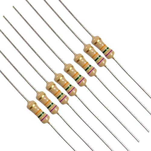 CF47-5-025 Carbon Film Resistor 47 Ohm 5% 0.25W (1/4W) Conformal Coated (Pack of 25)