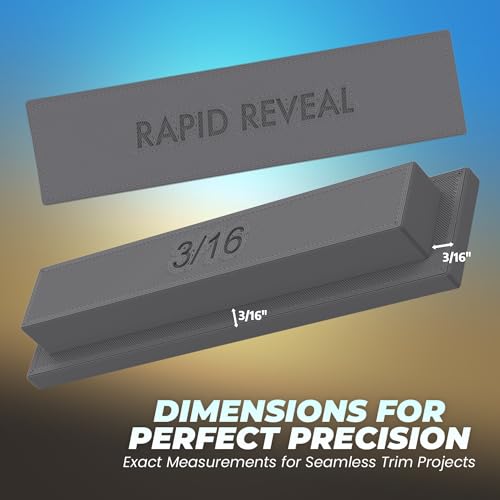 Rapid Reveal - Trim Reveal Tool - 3/16" Trim Gauge - Door Reveal Marking Tool - Durable ABS Plastic - Accurate Jamb Marking - Finish Carpentry & Woodworking Tool - Made in The USA (3/16 Inch Spacer) - size: 3/16 Inch