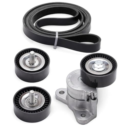Belt Tensioner Serpentine Belt Idler Pulley Kit #39053 36322 - size: for Patriot/Caliber 2008-2017