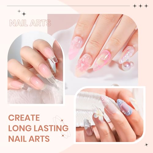 Solid Builder Nail Gel, 60g Clear 3D Nail Sculpting Hard Gel - color: Aqua Clear