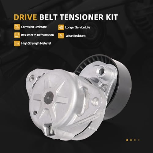 Belt Tensioner and Idler Pulley Serpentine Belt kit - size: for C300/E350/ML350 2006-2011