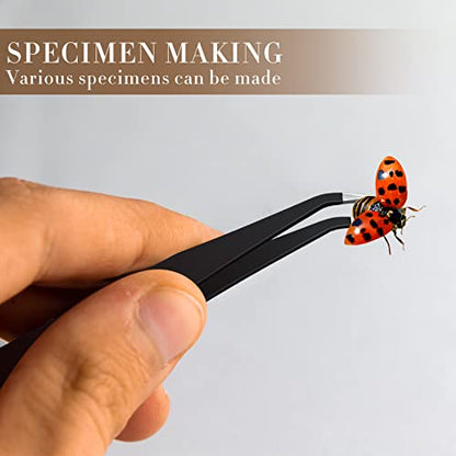 Taiyin 14 Pcs Insect Pinning Tools Kit, Clear Insect Display Case