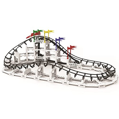 CDX Blocks: Little Dipper - 324 Pcs, Building Brick Set, Gravity Powered Roller Coaster Model, Promotes STEM Learning - style: Little Dipper
