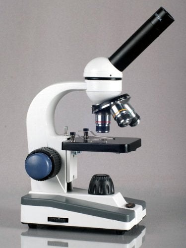 AmScope M150C-E3 Student Microscope, 40X-1000X, 3MP Cam - style: w/ 3.0MP Eyepiece Camera