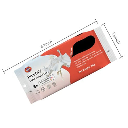 Air Dry Clay Lightweight, Flexible Modeling Clay for Adults Arts and Crafts - color: White-3 Packs