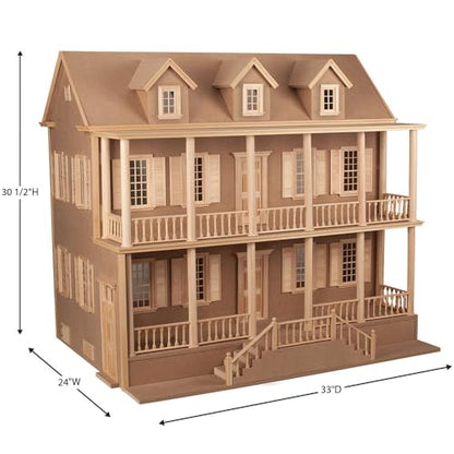 Houseworks Charleston Dollhouse Kit, Miniatures for Adult Hobbyist