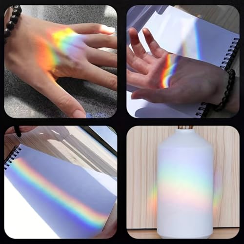 1PCS Clear Triangular Prism Optical Glass Triple Prism for Photography Effects Physics Teaching Light Spectrum Optics-Large - size: Large
