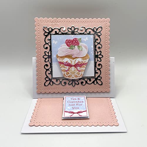 Katy Sue Designs Floral Collection 3D Die-Cut Decoupage Sheets for Card Making. A Pack of 12 Sheets of Floral-Themed Die Cuts for Card Making Supplies or Scrapbooking