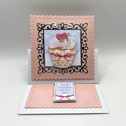 Katy Sue Designs Floral Collection 3D Die-Cut Decoupage Sheets for Card Making. A Pack of 12 Sheets of Floral-Themed Die Cuts for Card Making Supplies or Scrapbooking