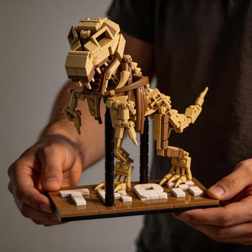 T-Rex Skeleton Building Set Model Poseable Joints 316Pcs Office Display