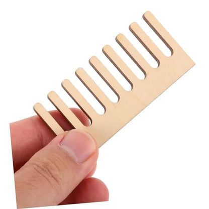 DIYEAH Weaving Loom Crafting Triangle Set Portable Loom Board Tool with Shuttle and Comb for Yarn Tapestry Bracelet and Handcraft Weaving Projects