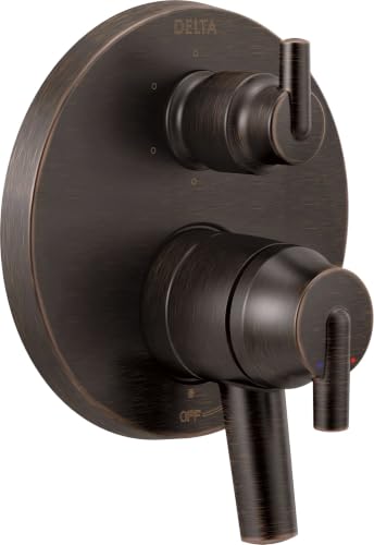 Delta Faucet Trinsic 17 Series 6-Setting Integrated Diverter Valve Trim Kit, Brushed Nickel Diverter Valve Trim Kit, Shower Trim Kit, Stainless T27959-SS (Valve Not Included) - color: Venetian Bronze