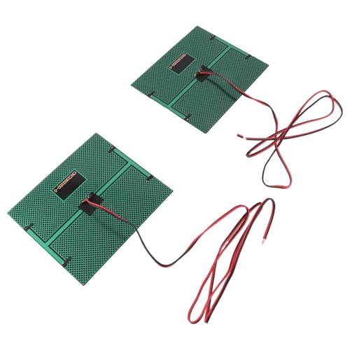 2pcs Polycrystalline Solar Panel Cell Power Module - DC5V 500mA for DIY Projects, High Efficiency Solar Charger with 100cm Cable