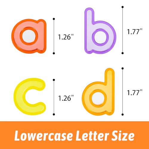 78 Pcs Plastic Letters for Kids, 3 Sets of Lowercase Alphabet Letters - color: Lowercase Letters