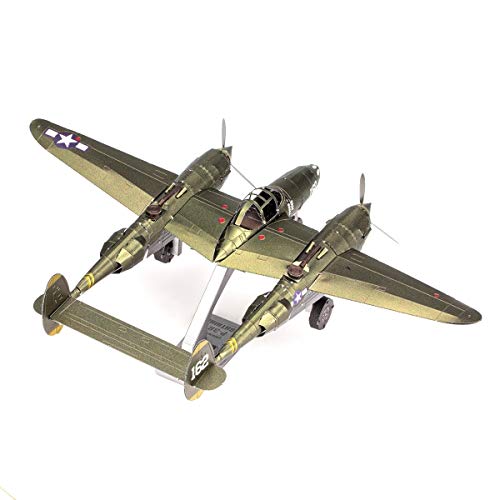 Metal Earth Fascinations Premium Series P-38 Lightning 3D Metal Model Kit