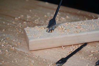 Century Drill & Tool 36496 Lazer Spade™ Bit, 1-1/2", Overall Length: 6" - size: 1-1/2" X 6"