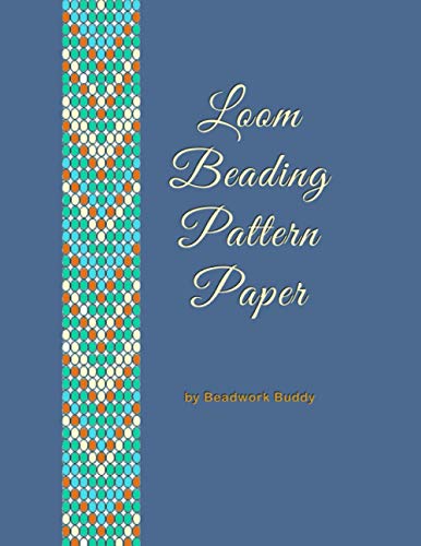 Loom Beading Pattern Paper: Design your own unique bead patterns with this specialized offset graph paper. 100 large pages perfect for creating both on loom and off loom projects.